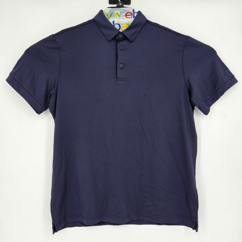 Mizzen Main Shirt Mens‎ Medium Navy Blue Classic Short Sleeve Preppy Casual